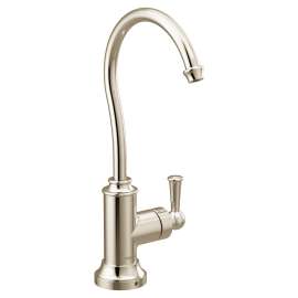Sip Traditional Polished nickel one-handle high arc beverage faucet