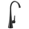 Moen Matte black one-handle high arc beverage faucet