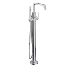 Cambium Chrome one-handle tub filler includes hand shower