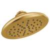 Moen Brushed gold one-function 7" diameter spray head rainshower