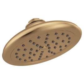 Moen Bronzed gold one-function 7" diameter spray head rainshower
