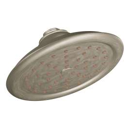 Moen Brushed Nickel One-Function 7" Diameter Spray Head Eco-Performance Rainshower