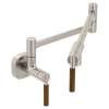Spot resist stainless two-handle kitchen faucet, S6652SRS