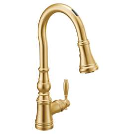 Weymouth Motion Control Smart Pulldown Touchless Kitchen Faucet, S73004EV2BG