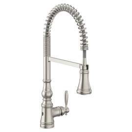 Weymouth MotionSense Wave One-Handle Pre-Rinse Spring Touchless Kitchen Faucet