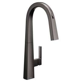 Nio Smart Kitchen One-Handle High Arc Pulldown Kitchen Faucet, S75005EVBLS