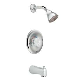 Chrome Posi-Temp(R) tub/shower, T183