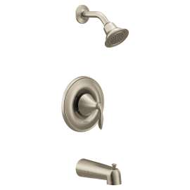 Eva Brushed nickel Posi-Temp(R) Tub/Shower