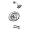 Eva Chrome Posi-Temp(R) tub/shower, T2139