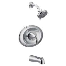Eva Chrome Posi-Temp(R) tub/shower, T2139