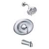 Eva Chrome Posi-Temp(R) tub/shower