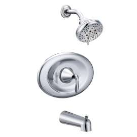 Eva Chrome Posi-Temp(R) tub/shower