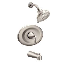 Eva Brushed nickel Posi-Temp(R) tub/shower