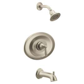 Brantford Brushed nickel Posi-Temp(R) Eco-Performance Tub/Shower