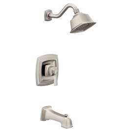 Boardwalk Spot resist brushed nickel Posi-Temp(R) tub/shower, T2163EPSRN