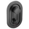 Align Matte black Posi-Temp(R) with diverter tub/shower valve only