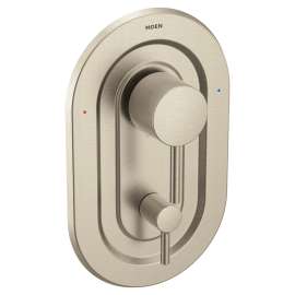 Align Brushed nickel Posi-Temp(R) with diverter valve trim