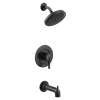 Cia Matte black Posi-Temp(R) tub/shower