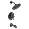 Dartmoor Matte black Posi-Temp(R) tub/shower