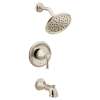 Belfield Polished nickel Eco-Performance Tub/Shower