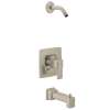 Iver Brushed nickel Posi-Temp(R) tub/shower
