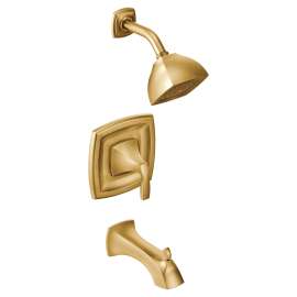 Voss Brushed gold Posi-Temp(R) Eco-Performance Tub/Shower