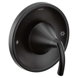 Glyde Matte black Posi-Temp(R) valve trim