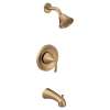 Glyde Bronzed gold Posi-Temp(R) tub/shower