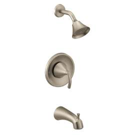 Glyde Brushed nickel Posi-Temp(R) Eco-Performance Tub/Shower