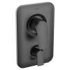 Rizon Matte black Posi-Temp(R) with diverter tub/shower valve only
