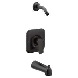 Rizon Matte black Posi-Temp(R) Tub/Shower