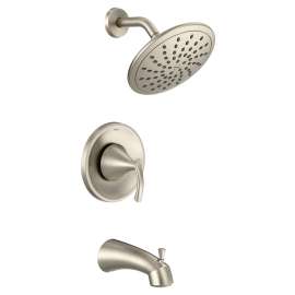 Glyde Brushed nickel Posi-Temp(R) Eco-Performance Tub/Shower
