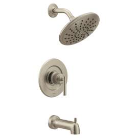 Gibson Brushed Nickel Posi-Temp(R) Eco-Performance Tub/Shower