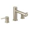 Align Brushed nickel Two-Handle Non-Diverter Roman Tub Faucet
