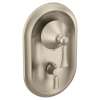 Wynford Brushed nickel Posi-Temp(R) with diverter valve trim