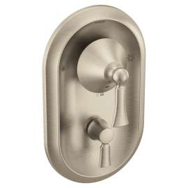 Wynford Brushed nickel Posi-Temp(R) with diverter valve trim
