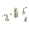 Eva Brushed nickel Two-Handle Bidet Faucet