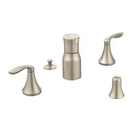 Eva Brushed nickel Two-Handle Bidet Faucet