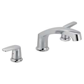 Chateau Chrome two-handle low arc roman tub faucet