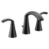 Glyde Matte black two-handle high arc bathroom faucet, T6173BL