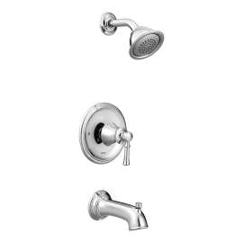 Chrome Posi-Temp(R) tub/shower, T62183