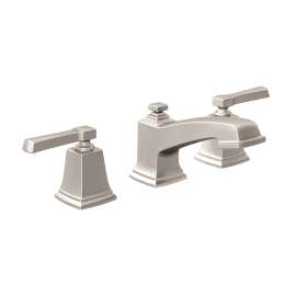 Boardwalk Spot resist brushed nickel two-handle bathroom faucet, T6220SRN