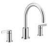 Cia Chrome two-handle non diverter roman tub faucet