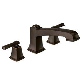 Boardwalk Mediterranean bronze two-handle roman tub faucet, T623BRB