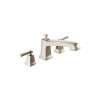 Boardwalk Spot resist brushed nickel two-handle roman tub faucet, T623SRN