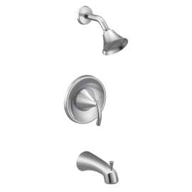 Chrome Posi-Temp(R) tub/shower, T62743