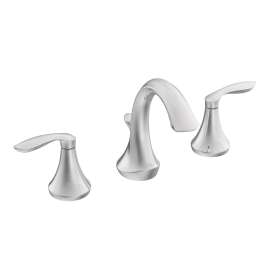 Eva Chrome Two-Handle High Arc Bathroom Faucet, T6420
