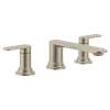 Greenfield Brushed nickel two-handle high arc roman tub faucet