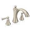 Wynford Brushed nickel Two-Handle Non-Diverter Roman Tub Faucet