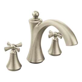 Wynford Two-Handle Non-Diverter Roman Tub Faucet, T657BN